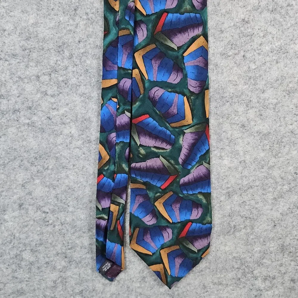 Jerry J Garcia Silk Neck Tie COLORFUL Abstract 57x4 Inches Grateful Dead Classic